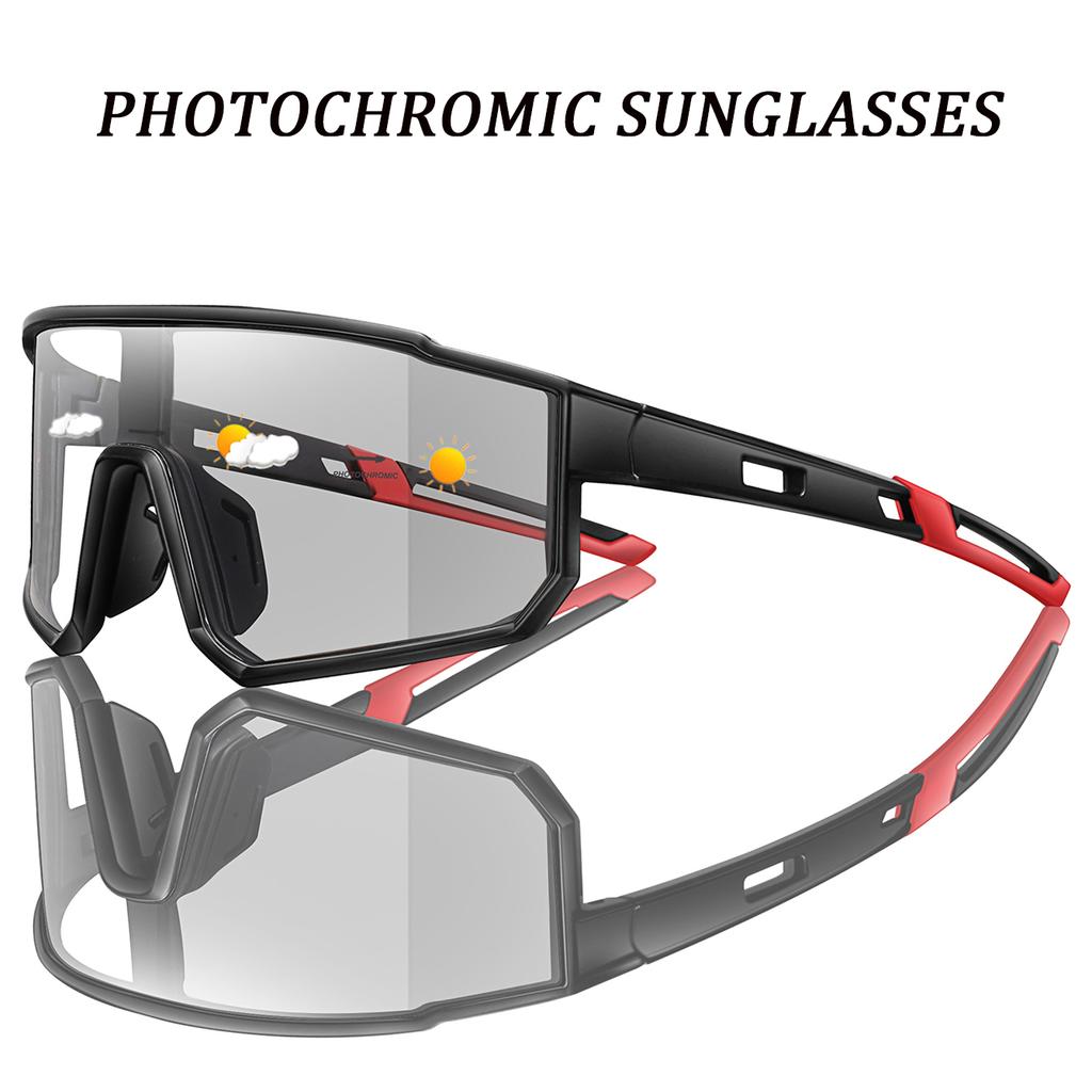 Photochromic Sunglasses New Style Brand Men Women Comfortable Windproof Cycling Glasses for Bicycle MTB Bike Running Fishing