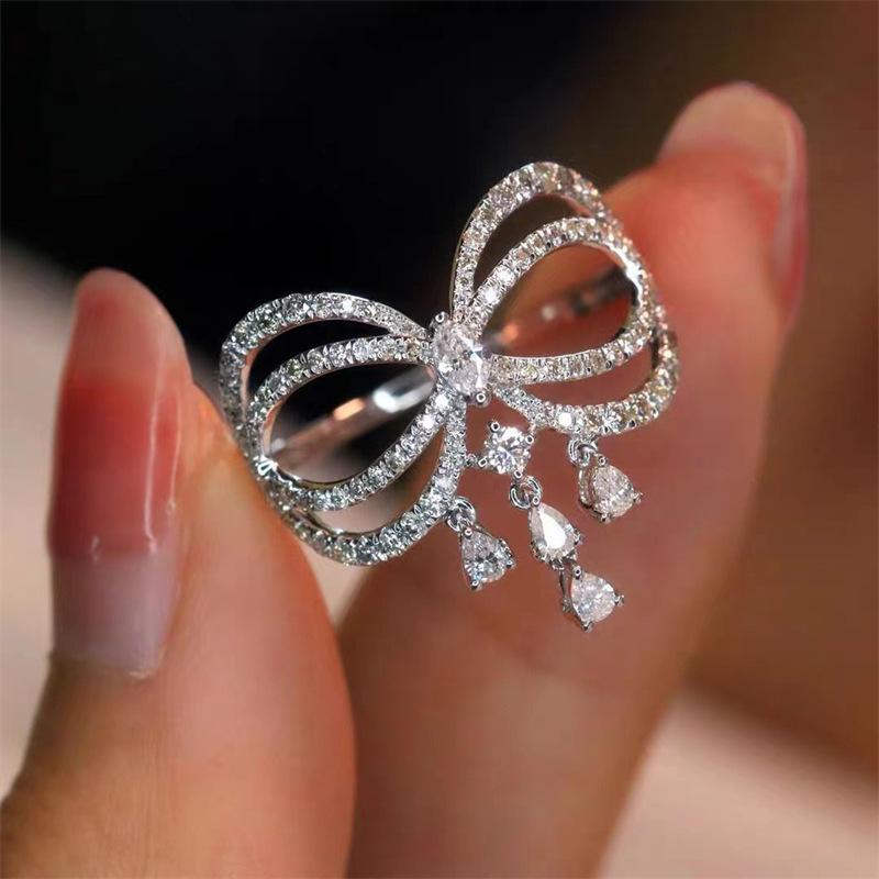 Hollow Butterfly Tassel Ring - Stylish and Versatile Birthday Gift for Women Adjustable