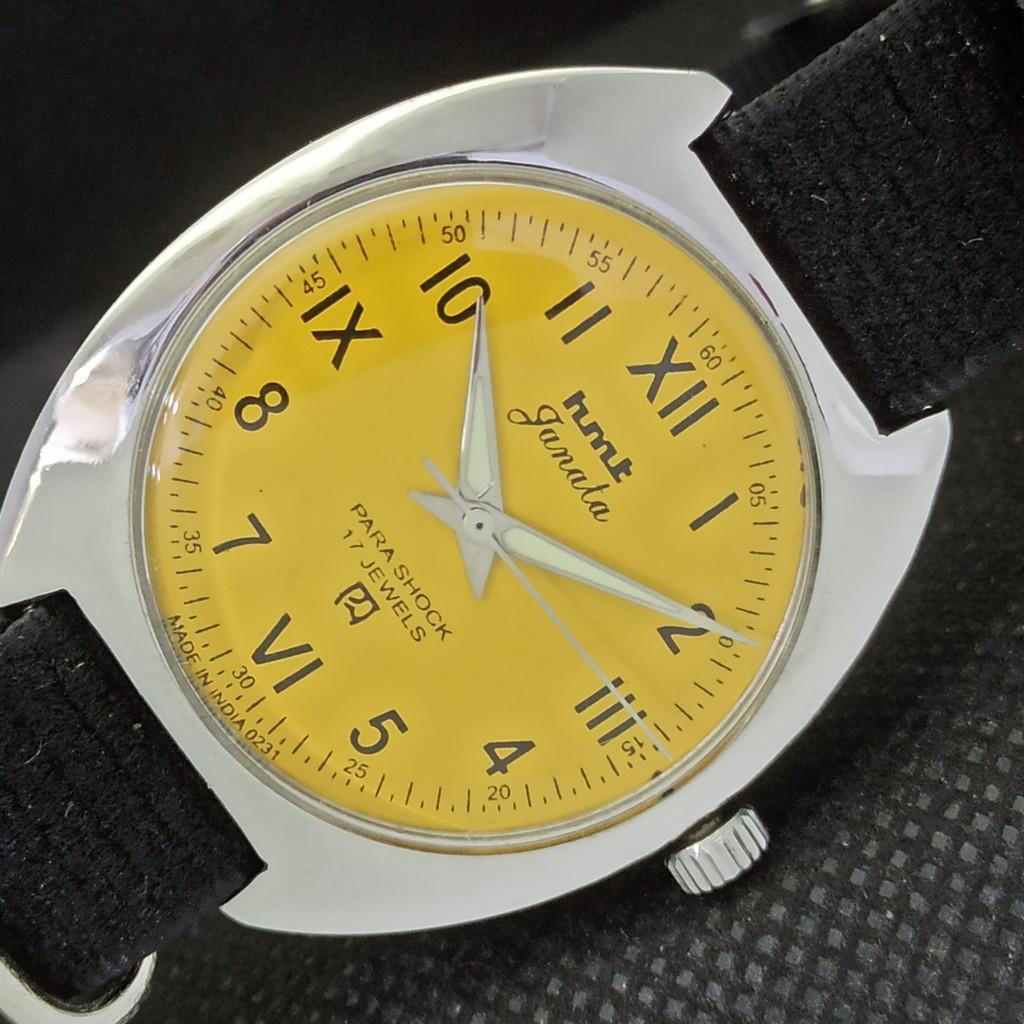 

OLD HMT JANATA WINDING INDIAN МУЖСКИЕ МЕХАНИЧЕСКИЕ ЧАСЫ a291333-1 Sku550i-a291333