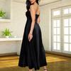 Women's Fashion Temperament Elegant Ladies Long Sleeve Slim Dress Retro Dress