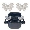 Pack of 2 Butterfly Ear Clip for Freeclip 1/2 Earbud Clip On Charm Stable Comfort Fit Enhanced Stability on Earphones