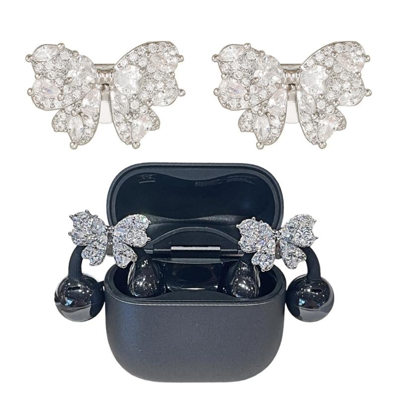 Pack of 2 Butterfly Ear Clip for Freeclip 1/2 Earbud Clip On Charm Stable Comfort Fit Enhanced Stability on Earphones