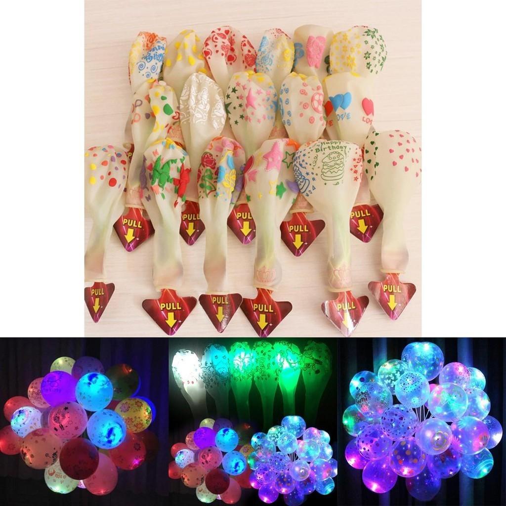 Vibrant Colorful Glowing Balloons For Memorable Birthday And Wedding Decorations
