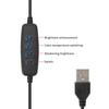 10 Inch Dimmable LED Circle Fill Light USB Camera Video Lamp with Tripod Phone Clip Set