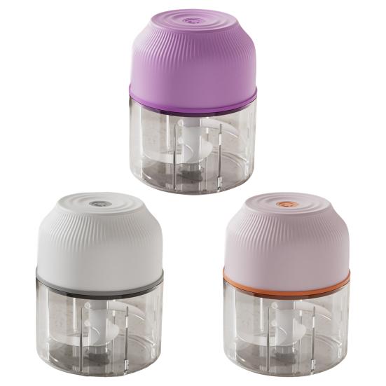 Elektrischer Mini-Knoblauchhacker USB Fleischwolf Leicht zu Reinigen Kompakt Tragbar Knoblauch Ingwer Zerkleinerer Küchenwerkzeug