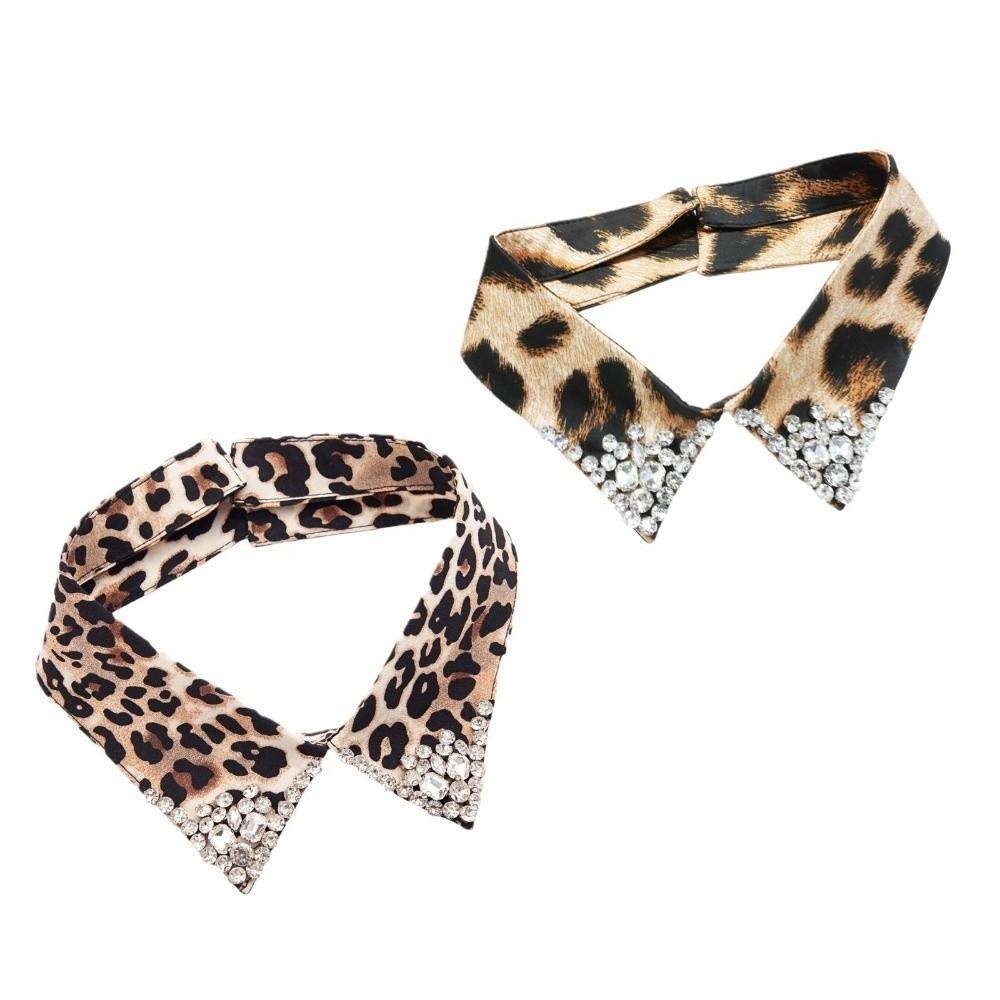 Elegant Neck Accessory Leopard Design Decorative Faux Collar New Detachable Collar  Wedding
