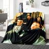 Artistic Band Portrait Blanket Soft Throw Blanket For Home Bedroom Bed Sofa Travel Office Solid Christmas Blanket