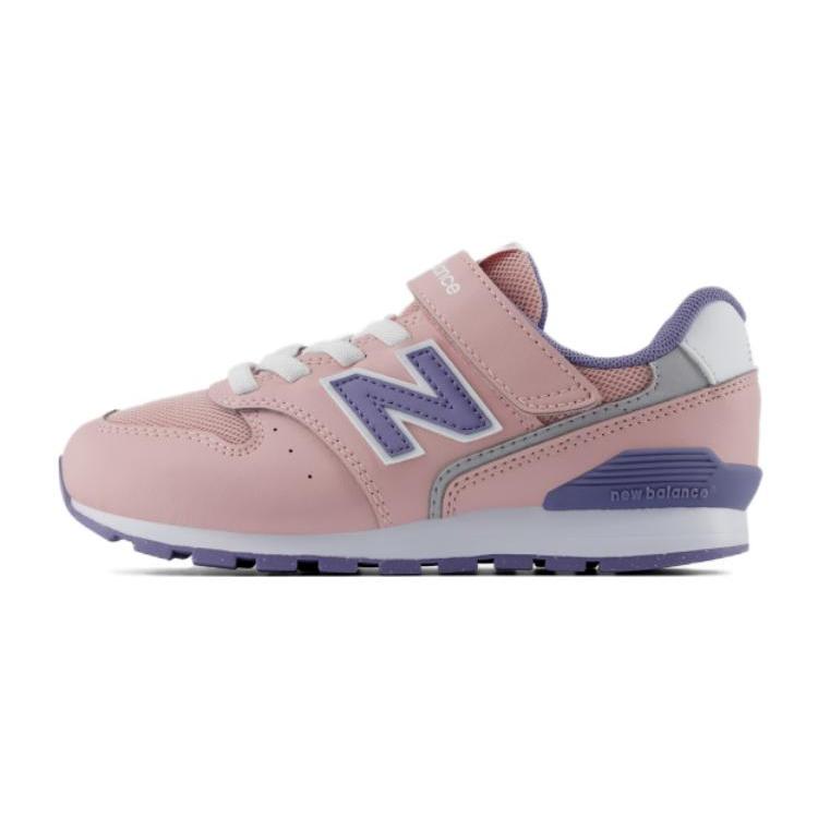 

New Balance NB 996 Cushioning, Wear Resistant Low top Kids Running Shoes Gray Pink Kids YV996EC3 Wide (W) 33.5
