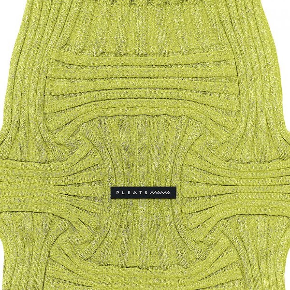 Pleatsmama Glitter Lime Bow Backpack