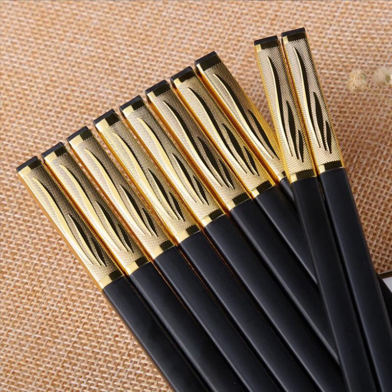 Jin Fu Cartoon Style Alloy Chopsticks with Copper Heads