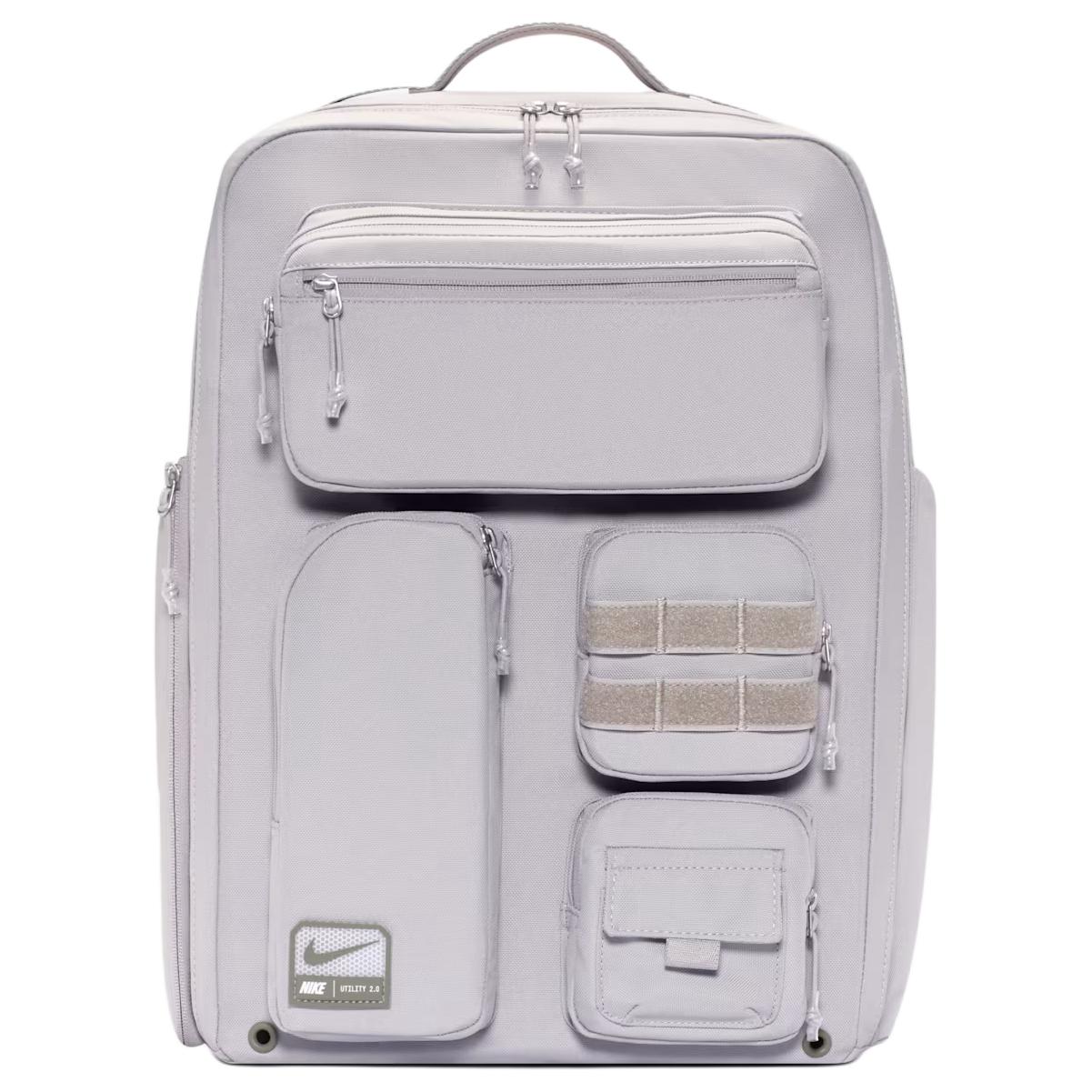 Nike Utility Elite 37L Multifunctional Large Capacity Polyester Backpack Unisex Backpacks College-Grey FN4173-009 Preppy Style