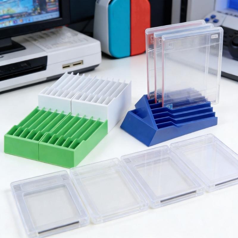 6 Slots Game Card Storage Base Stand for NS2 Game Card Holder Organizers Box ABS Cassette Storage Rack Display Stand