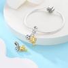 925 Silver Plated Soccer Ball Champion Cup Charms Beads Fit 3mm Bracelets DIY Football Jewelry Gift