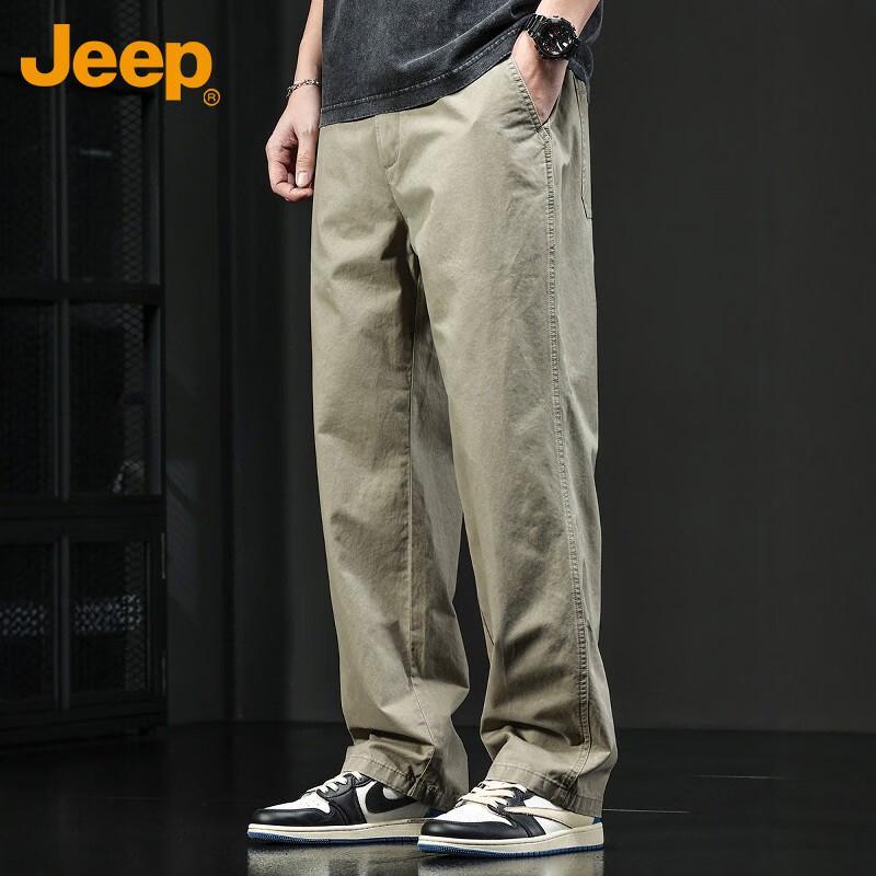 Jeep Men s Cotton Straight-Leg Casual Cargo Pants 3XL