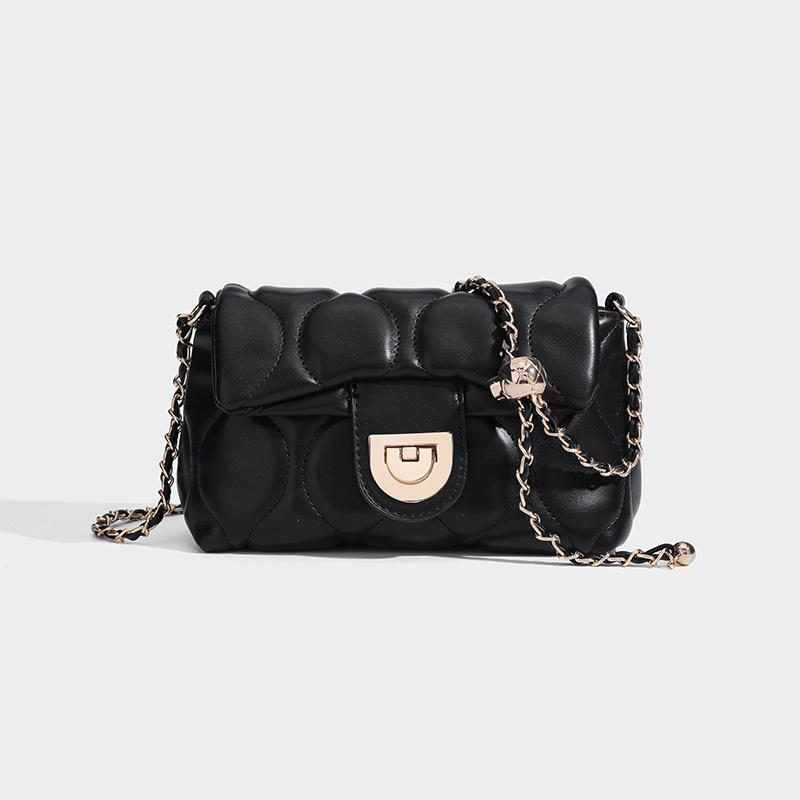 Elegant Chain Square Mini Bag For Women Fashion Versatile Single Shoulder Crossbody Handbag