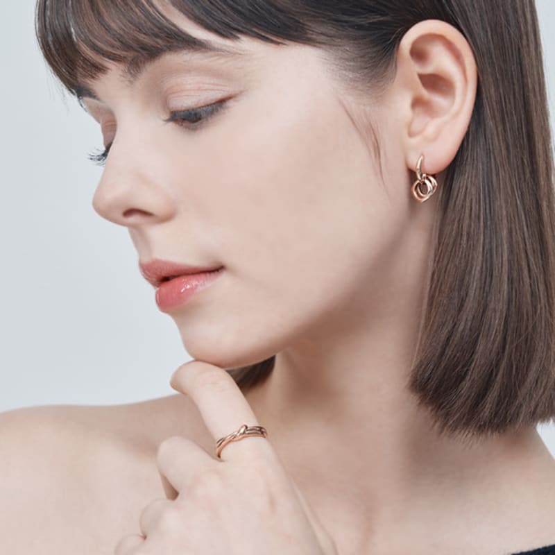 ELLE Jewelry Ella Knot Open Ring ELBRWR137