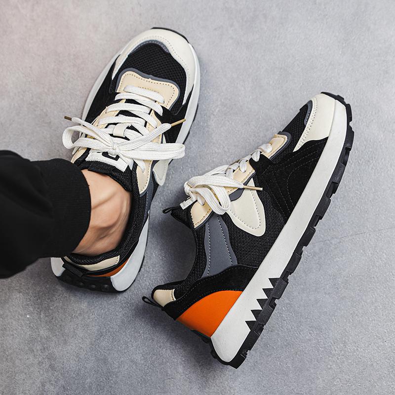 New Men’s Sneakers Comfortable Walking Shoes For Men Breathable British Style Sneakers Male Fashion Casual Sport Running Shoes