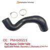 PNH500223 Rubber Hose for Intercooler Pipe, compatible with Land Rover Discovery 3, Discovery 4, and Range Rover Sport.