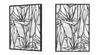 Picture poster In a frame 43x33 cm Leaves P1157