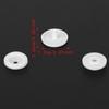 100sets Black White Resin Snap Buttons Punch Poppers Glossy Snap Button  For Clothing Sewing