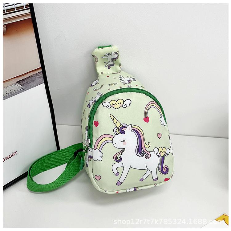 Versatile Baby Cartoon Messenger Bag Unicorn Ultra-light Toddler Cute Breast Bag Going Out Little Girl Change Bag