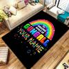 Cartoon Characters Collage Custom Name Carpet Rug For Living Room Bedroom Home Sofa Decoration Kids Play Nonslip Floor Mat