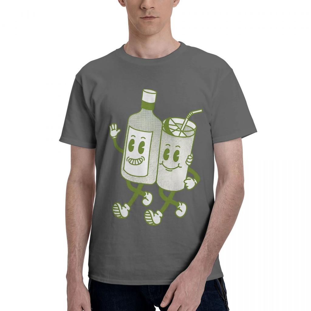 GIN AND TONIC Meme 100 Cotton Casual Breathable Confortable TShirt Mens Clothing Brands Men Clothes