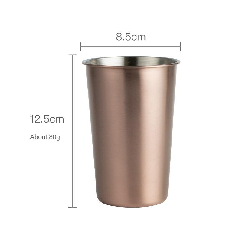 Nerezové pivní hrnky HANYANG 304 Bytové zařízení Jednovrstvé hrnky Hrnky Hotel Office To-go Cup