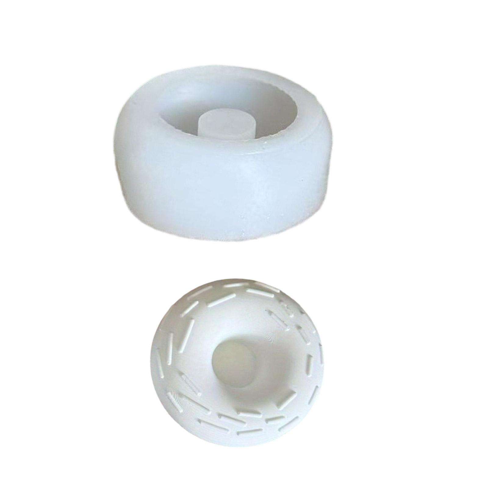 

Reusable Non-Stick Donut Shaped Candle Holder Mold Compatible With Concrete Resin Cement For Ornaments C