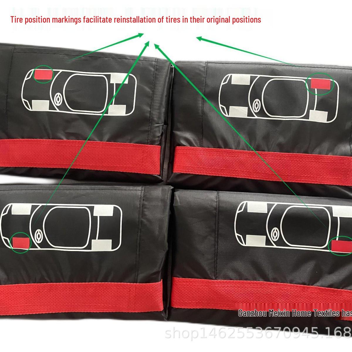 

Комплект трехцветных чехлов для автомобильных шин (4 шт) 26in Diameter for 13-18in Tires