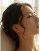 18k Gold Double Maple Leaf Stud & Ear Cuff Earrings for Women