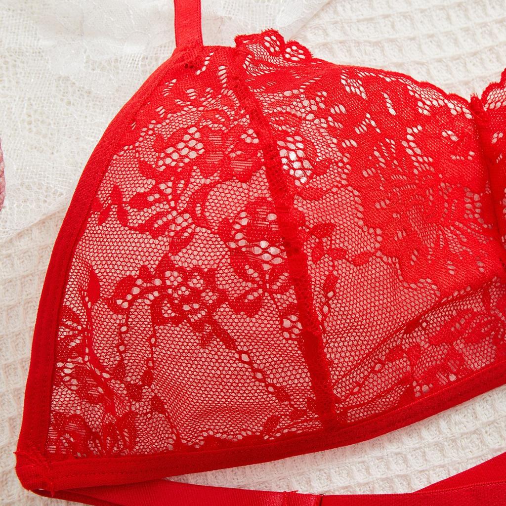 Europe, America, summer new sexy underwear set female sexy lace two-piece set