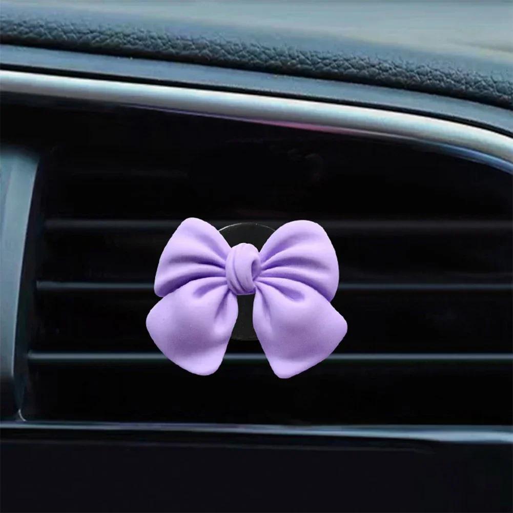Cute Bow-knot Car Air Vent Freshener Perfume Clip Woman Car Art Air Conditioning Clip Car Interior Decoration Accessories