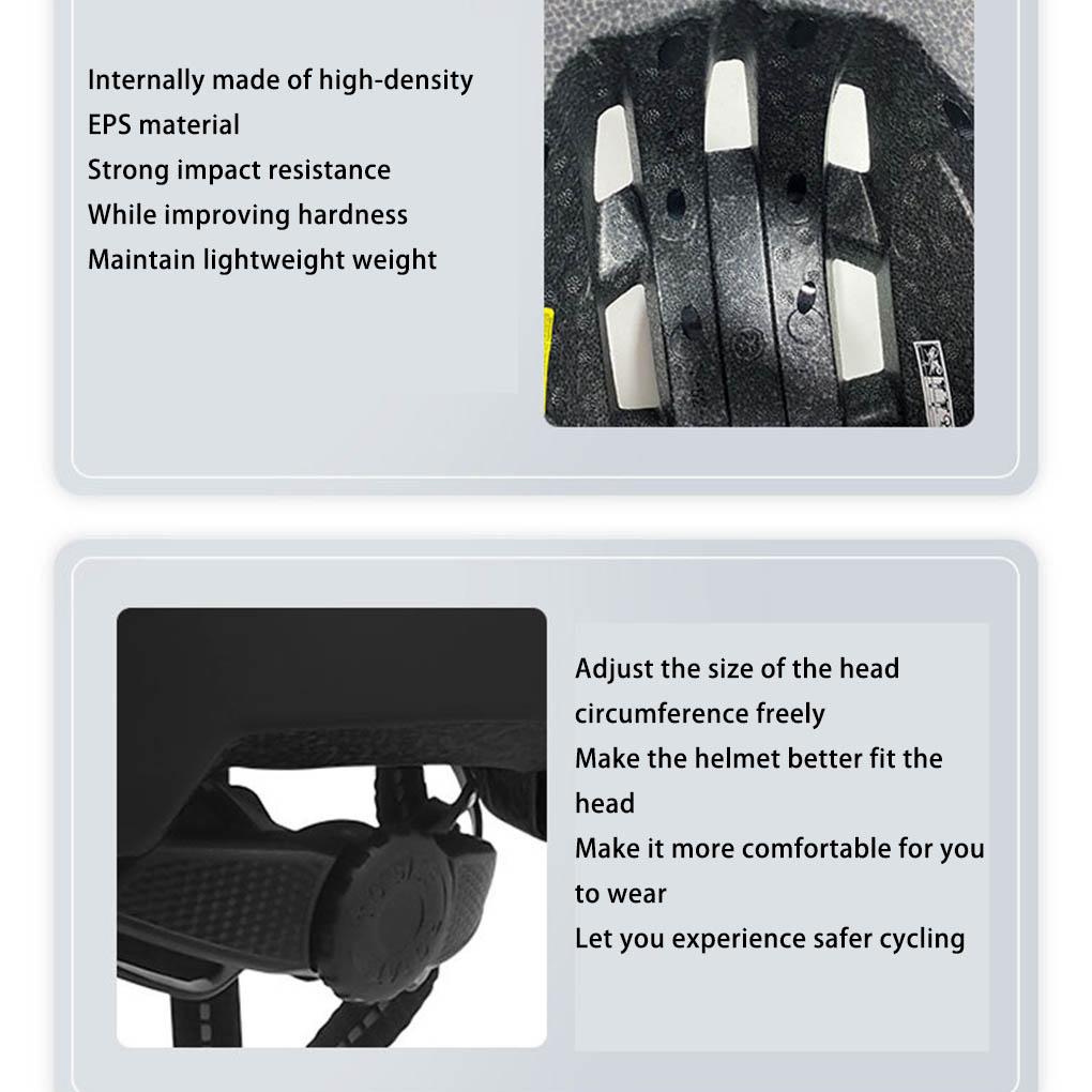 Cycling Helmet Man Women Bike Multifunctional Breathable Hat Riding Supplies for Motorcycle Skating Scooter