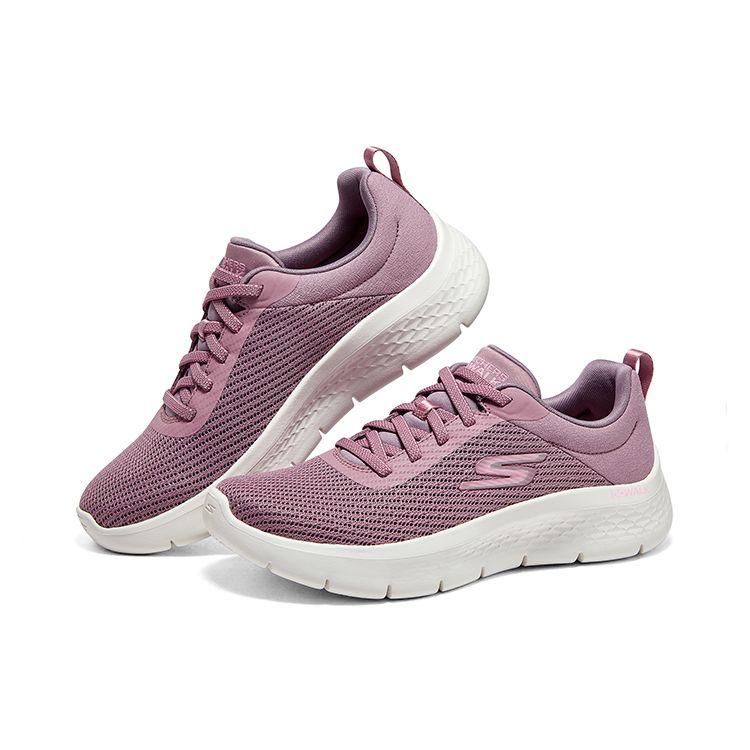 Skechers Go Walk Flex Slip-On Comfort Mesh Anti-Slip Running Shoes Women Sneakers Pink White 124952-MVE