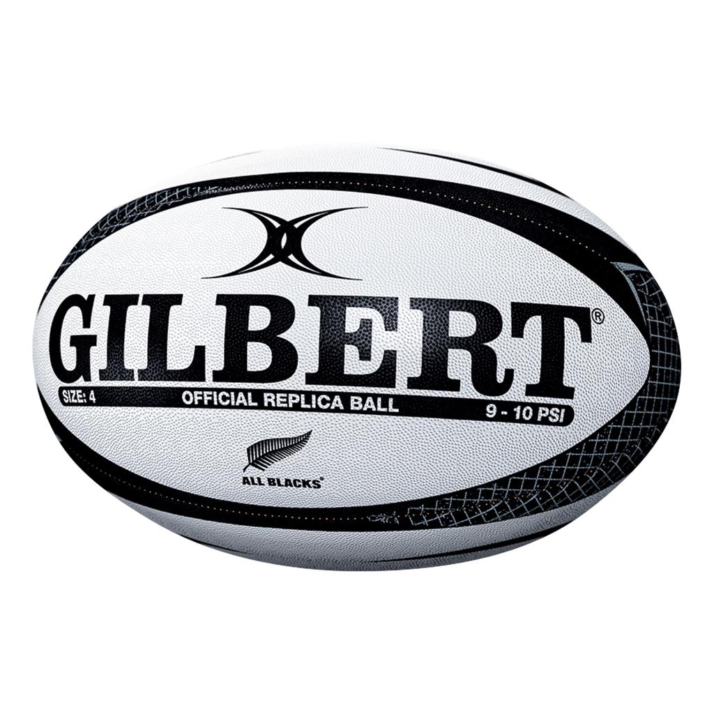 GILBERT All Blacks Replica Rugby Size GB9219 Ball, 4,