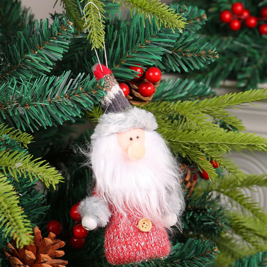 Festive Knitted Doll Pendant Ornaments Perfect Decorations for Your Christmas Tree Home Decorations Gift for Friends