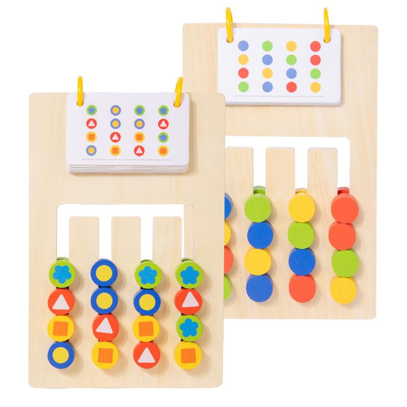 Four-Color Educational Game for Kids: Enhance Shape Recognition and Logical Thinking