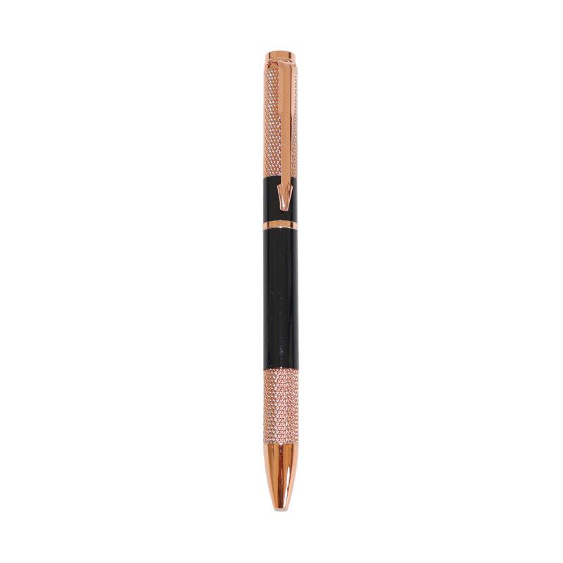 Gold Cross Metal Ballpoint Pen - Elegant Business & Student Writing Tool with Smooth Ink Flow