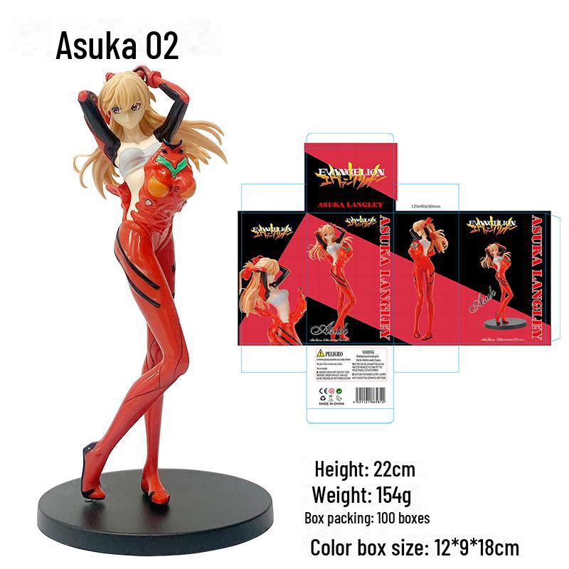 Evangelion Anime Versione Finale: Ornamenti per capelli lunghi Asuka e Rei fatti a mano