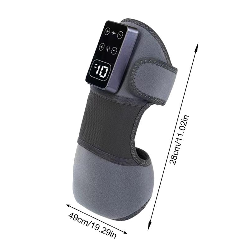Rechargeable Electric Knee Warmer 5 Heat Level Vibrations Massage For Joint Comfort And Muscle Relaxation