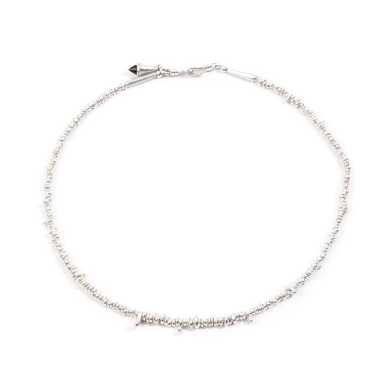 

SEWNSWEN SILVER VINTAGE BEAD NECKLACE ORDER MADE