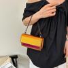 Women's K-G Colorful Splicing Chain Bag Fashionable And Versatile Color Blocking Bag Single Shoulder Crossbody Bag