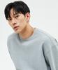 Sobeomeonteu 950G Solid Sweatshirt-8% Melange Gray-[Semi-Oversized Fit]