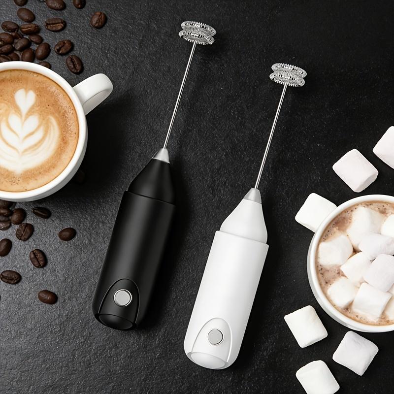 1/2sets Electric Handheld Egg Beater Coffee Milk Frother Portable Milk Foam Maker for Baking Food Mixer Essential Kitchen Tool