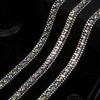 1Yard Glass AB Color Self Adhesive Rhinestone Chain Garment Accessories Decorations Trim Rhinestone Trim Strap