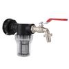 IBC Tank Filter Ton Barrel Filter Connector Large Flow Sealed IBC Tank Hose Adapter Ton Barrel
