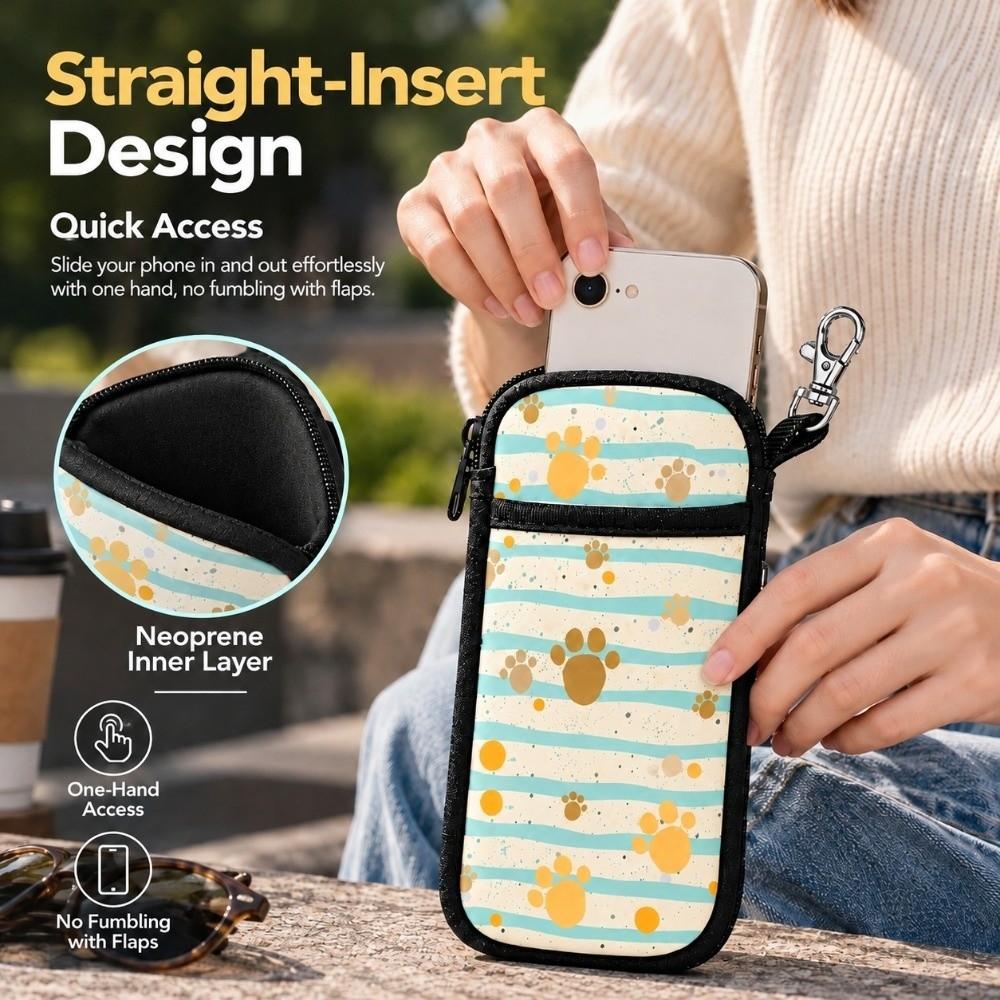 Shockproof Phone Bag Neoprene Phone Case Durable Waterproof Pouch Daily Carry