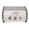 Countertop Bread Bin for Large Capacity Dusting Bread Box with Cute Pattern and Perfect for Home Bakery Storage Kitchen, Roll-Top Door,