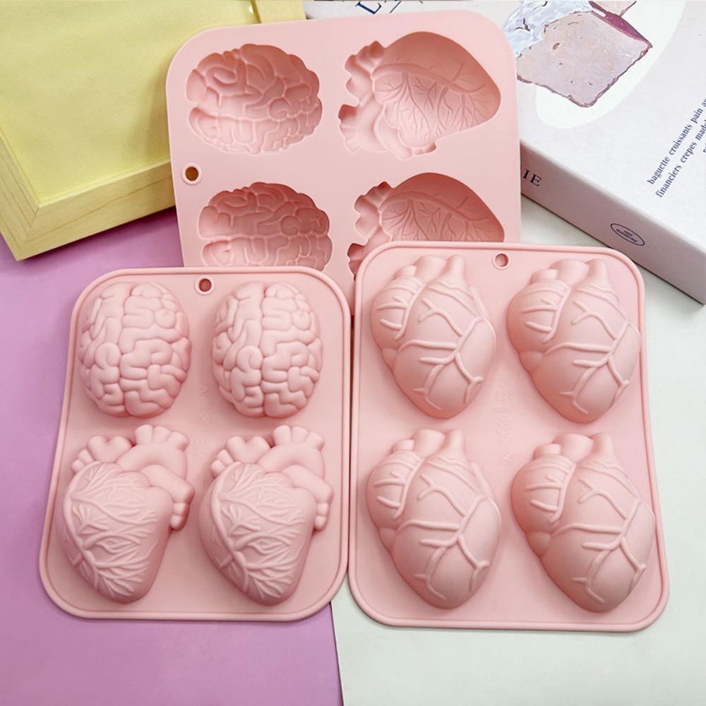 Hitzebeständige Organform Backform Silikon Cupcake Kuchenform Pudding